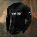 Comstylish Men's Jesus Printed T-shirt
