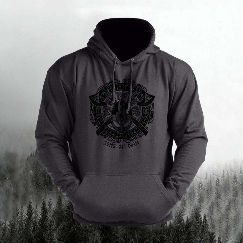 Comstylish Sons Of Odin Helmet Hoodie