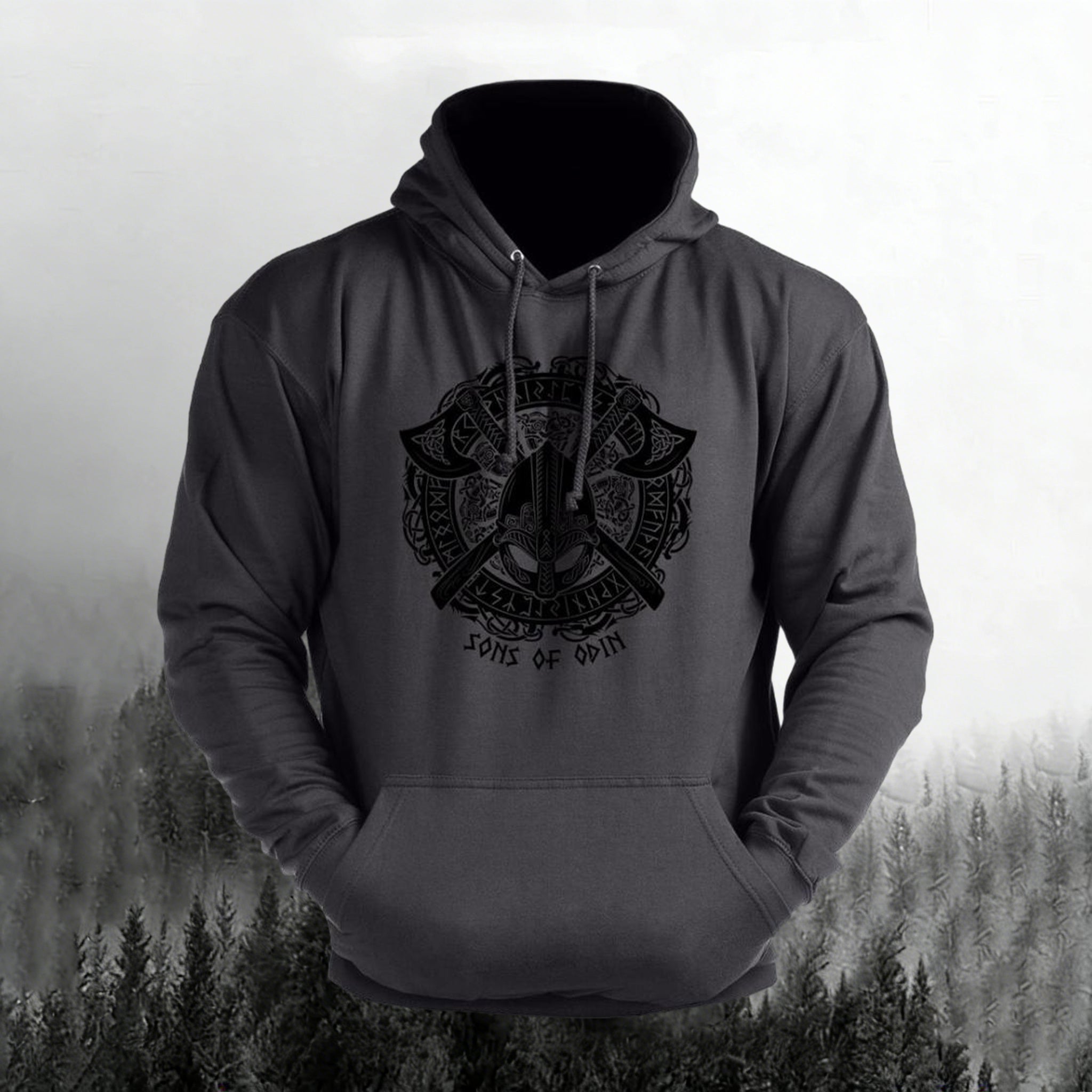 Comstylish Sons Of Odin Helmet Hoodie