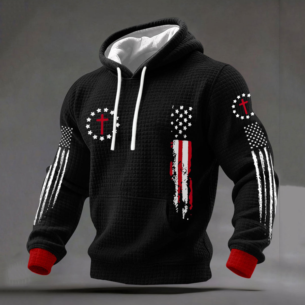 Men's Jesus Cross Flag Hoodies