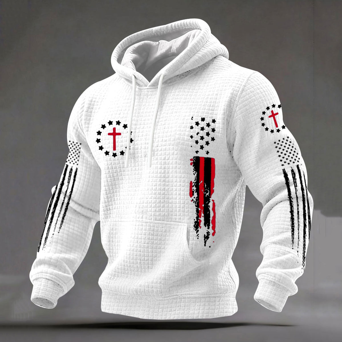 Men's Jesus Cross Flag Hoodies