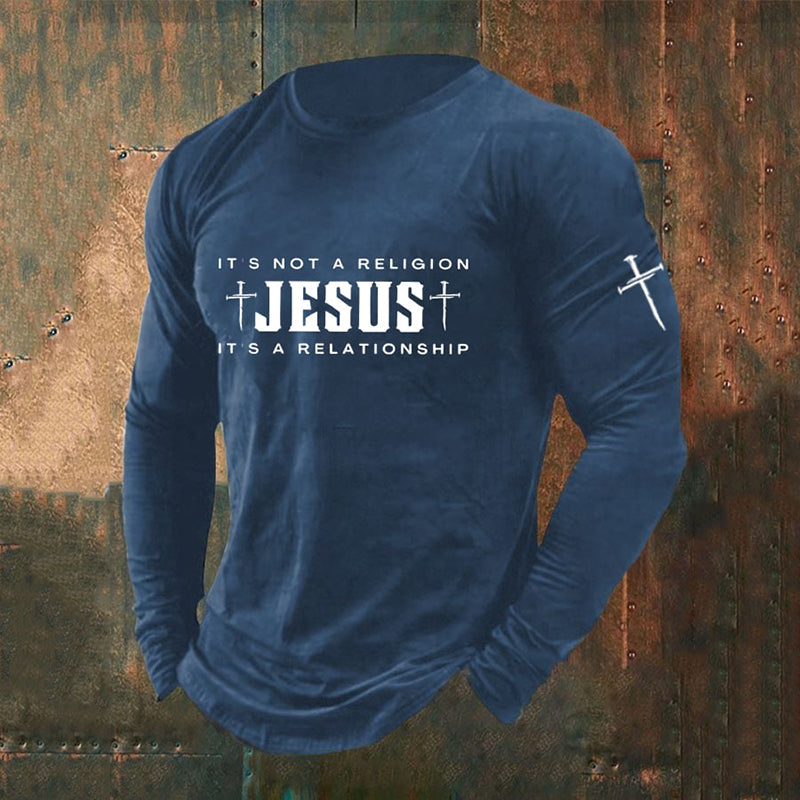 Comstylish Men's Jesus Printed T-shirt