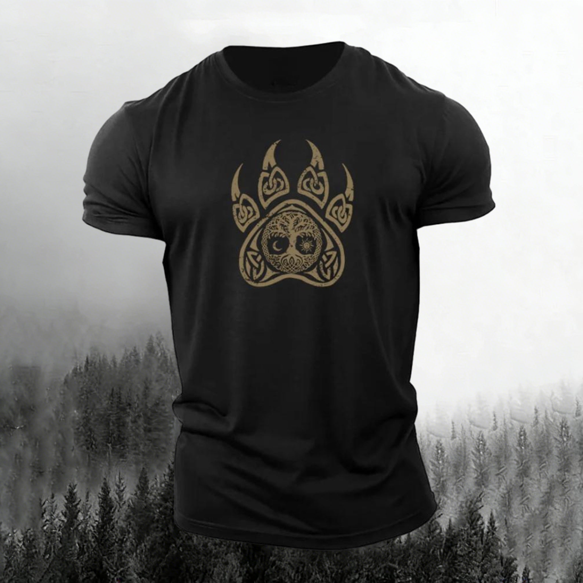 Comstylish Viking Bear Claw T-shirt