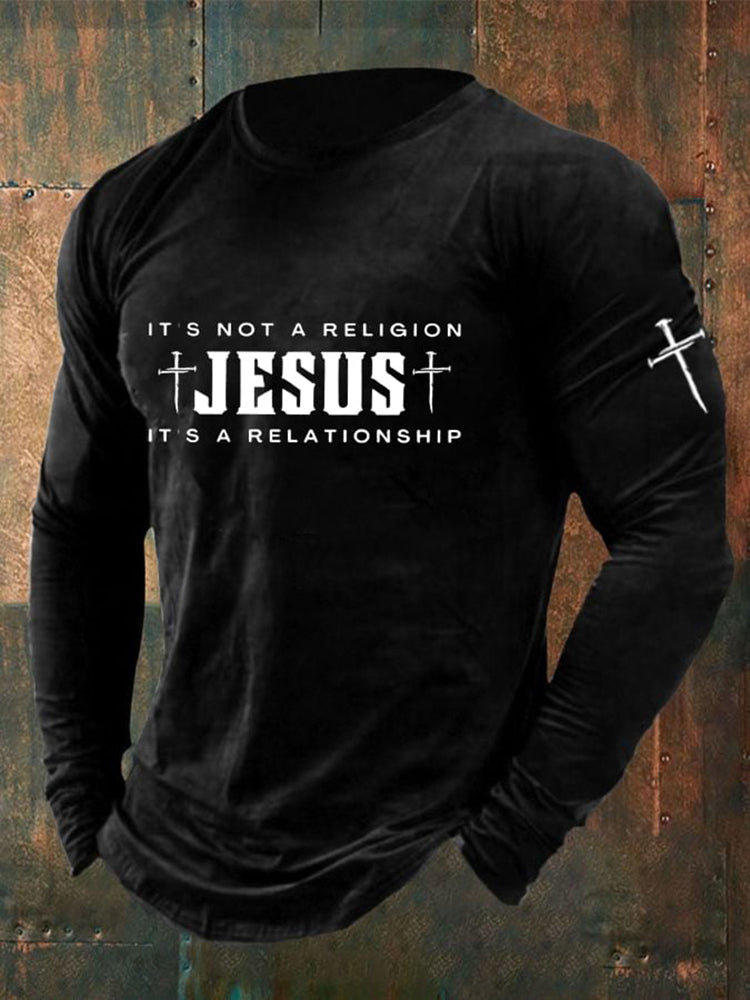 Comstylish Men's Jesus Printed T-shirt