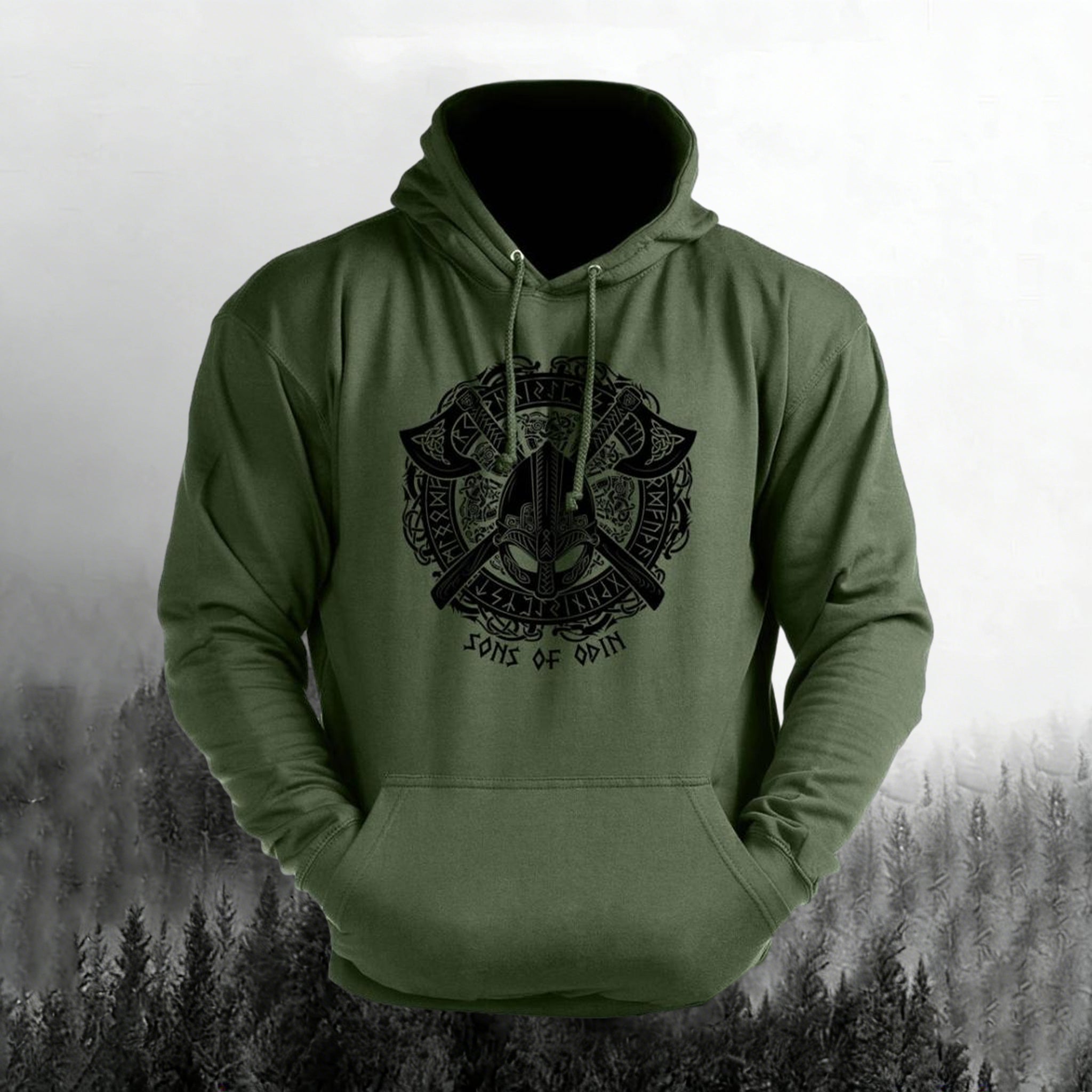 Comstylish Sons Of Odin Helmet Hoodie