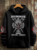 Comstylish Men's Berserker Viking Special Forces Comfy Hoodie
