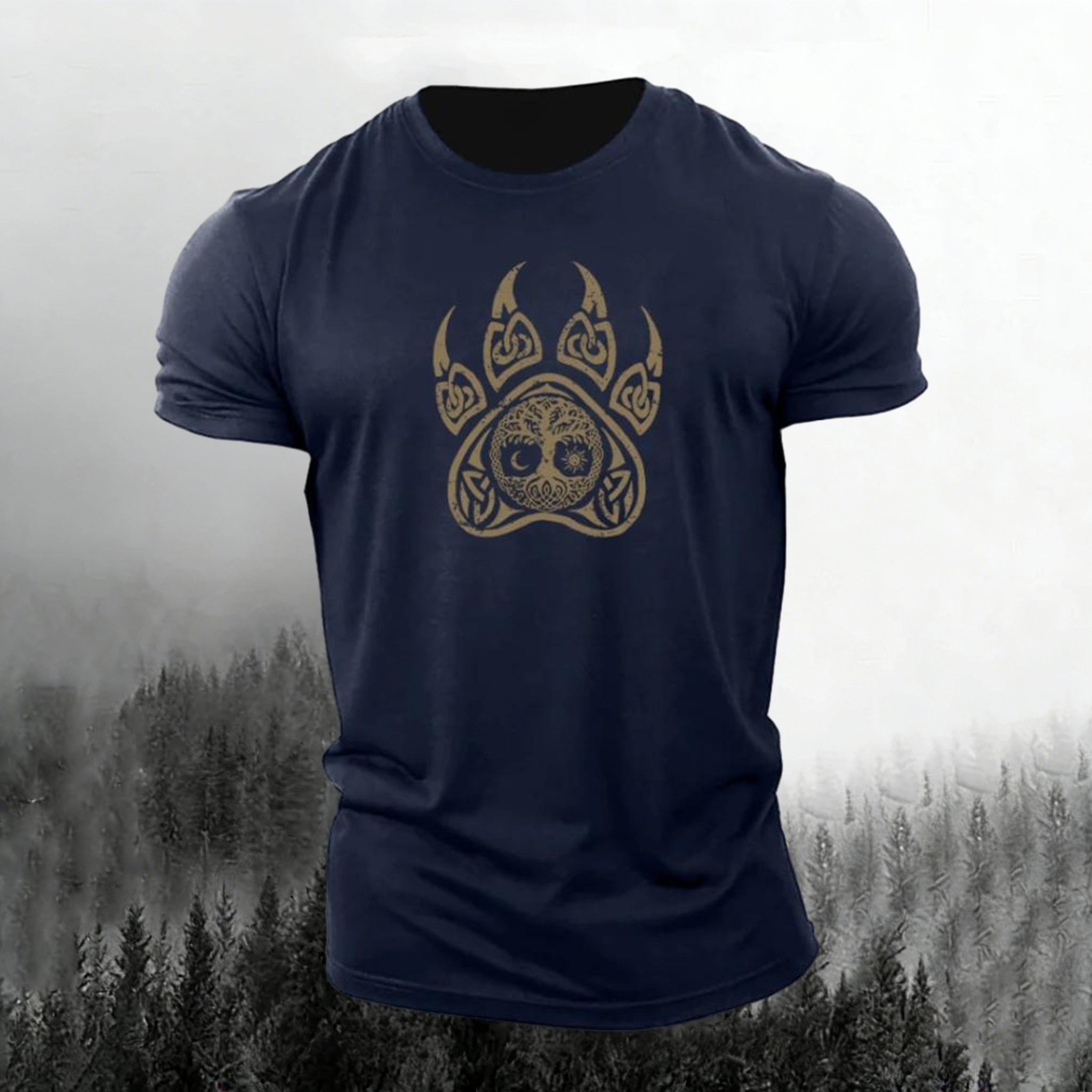 Comstylish Viking Bear Claw T-shirt
