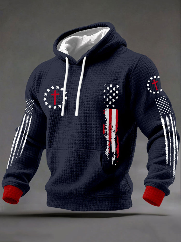 Men's Jesus Cross Flag Hoodies