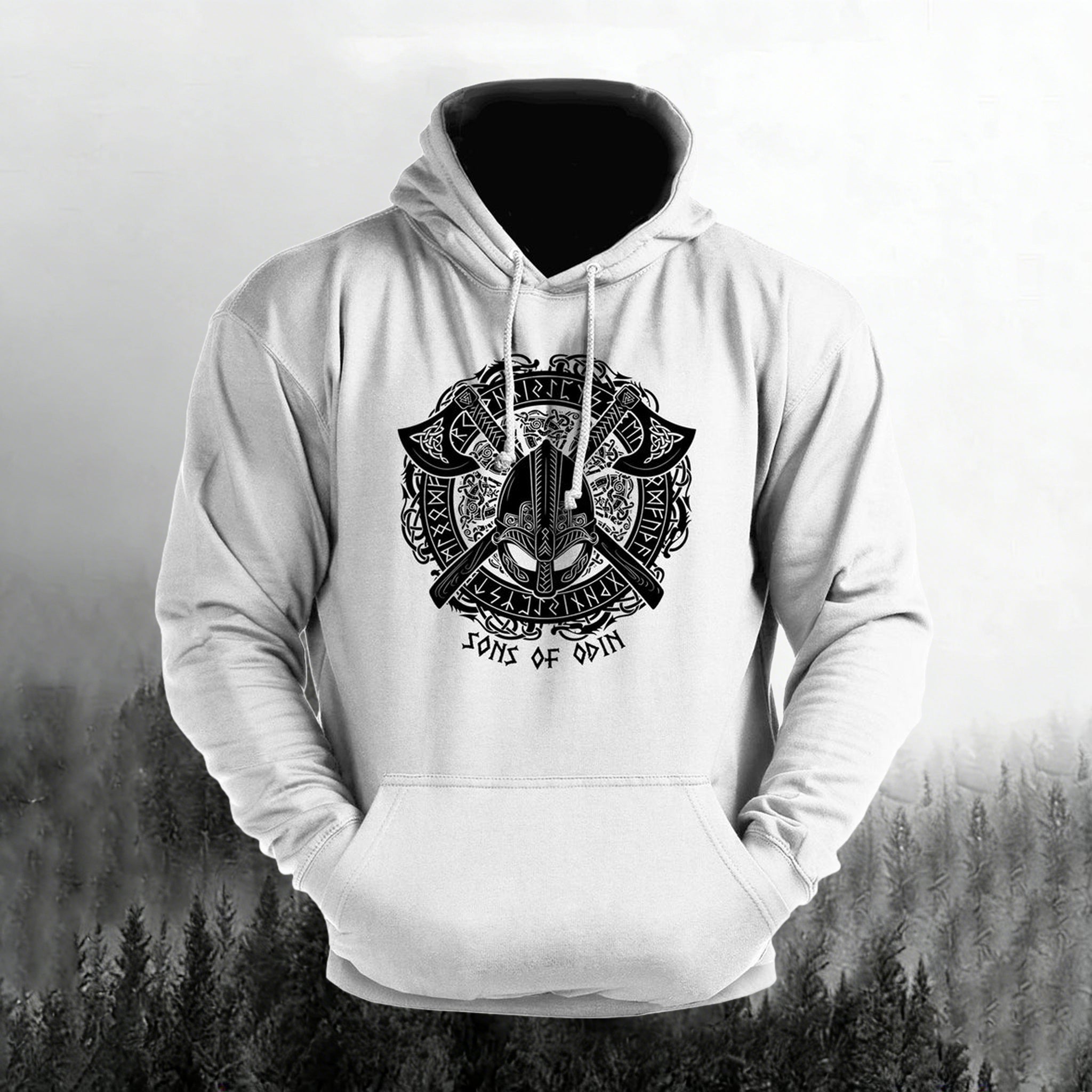 Comstylish Sons Of Odin Helmet Hoodie